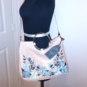 T-Shirt & Jeans Purse Blush Pink Faux Leather